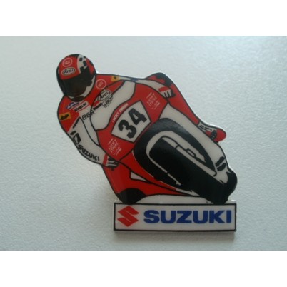 Motorrad Pin Suzuki "Kevin Schwantz"