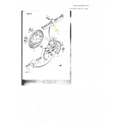 Rep-Satz Radbremszylinder für SUZUKI ALTO/SS80
