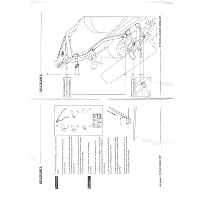 Top-Case Träger Original Zubehör Suzuki GSF650 / 1200 ABS-BANDIT